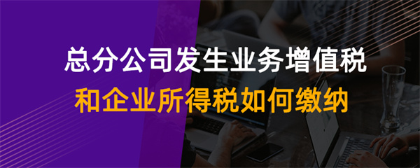 總分公司發(fā)生業(yè)務增值稅和企業(yè)所得稅如何繳納